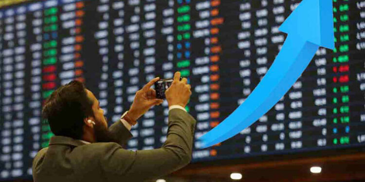 پاکستان سٹاک مارکیٹ میں کاروبار کا مثبت زون میں آغاز