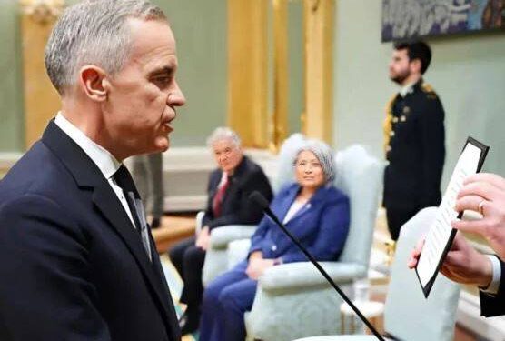 مارک کارنی نے کینیڈا کے وزیراعظم کے طور پر حلف اٹھا لیا