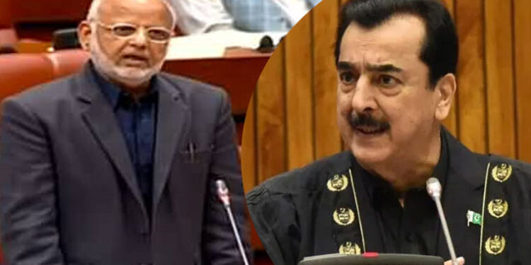 اعجاز چودھری کے پروڈکشن آرڈر کا معاملہ استحقاق کمیٹی کے سپرد