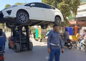 غلط پارکنگ پرکھڑی گاڑی اٹھانےکی ویڈیو وائرل کرنے پر پیکا ایکٹ کے تحت مقدمہ درج