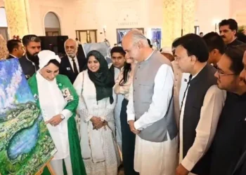 یو اے ای میں یوم پاکستان کے سلسلے میں انوکھی اور منفرد آرٹ نمائش