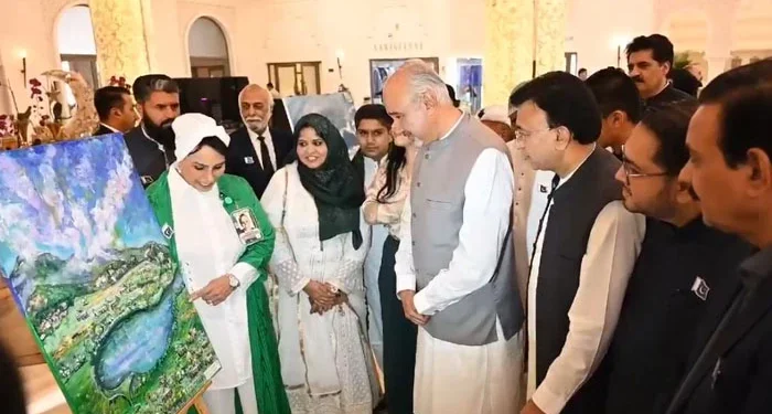 یو اے ای میں یوم پاکستان کے سلسلے میں انوکھی اور منفرد آرٹ نمائش