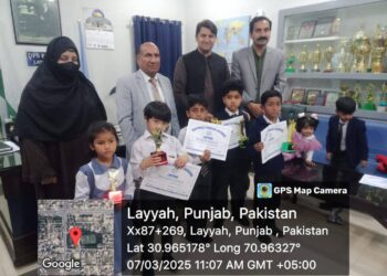اسسٹنٹ کمشنر لیہ حارث حمید خان نیازی کا ڈی پی ایس سکول لیہ بوائز ونگ میں سالانہ رزلٹ کے حوالے سے شرکت