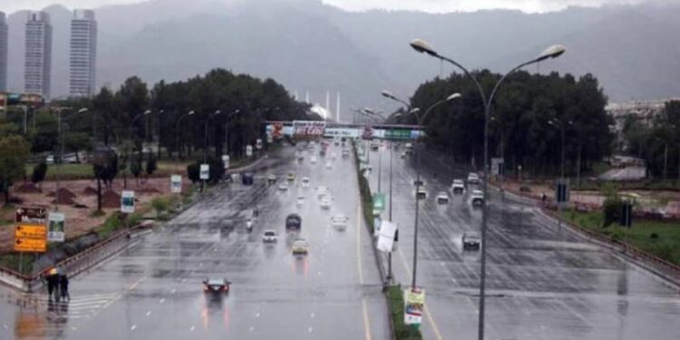 اسلام آباد سمیت مختلف شہروں میں بارشوں کا سلسلہ 16 مارچ تک جاری رہنے کی پیشگوئی