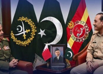 آرمی چیف جنرل عاصم منیر سے بحرین کے کمانڈر نیشنل گارڈ کی ملاقات