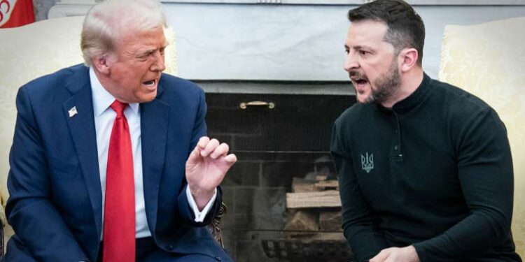 ٹرمپ کی زیلنسکی سے شدید تلخ کلامی، یوکرینی صدر کو وائٹ ہاؤس سے چلتا کر دیا