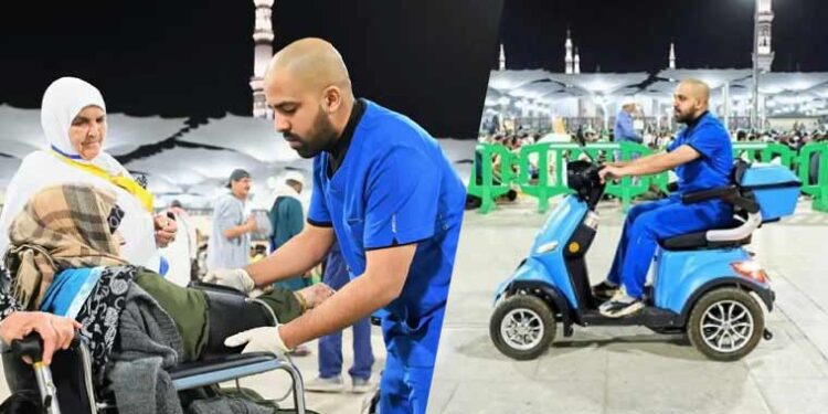 حج اور عمرہ زائرین کی طبی امداد کیلئے سکوٹر سروس کا آغاز