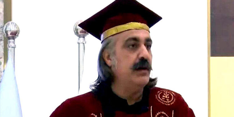 وزیر اعلیٰ خیبر پختونخوا نے سرکاری جامعات کے چانسلر کا عہدہ سنبھال لیا