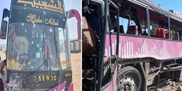 نوشکی: دالبندین روڈ پر بس کے قریب دھماکا، 5 افراد جاں بحق، متعدد زخمی