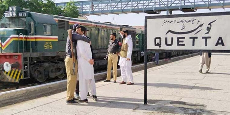 کوئٹہ سے چمن کے لئے ٹرین سروس بحال کر دی گئی