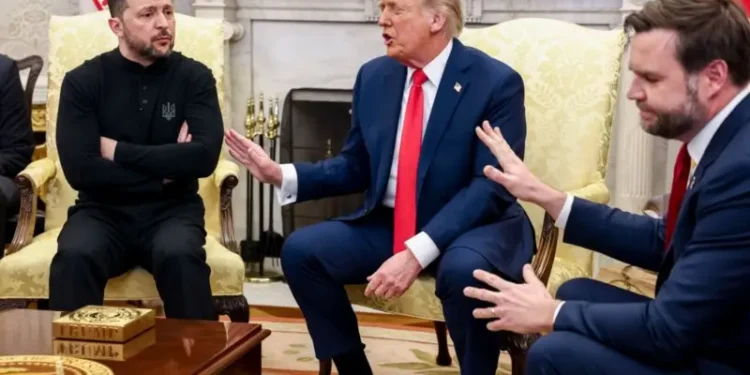 وکرینی صدر کے ساتھ برا رویہ، امریکا کے نائب صدر کو عوامی ردعمل کا سامنا