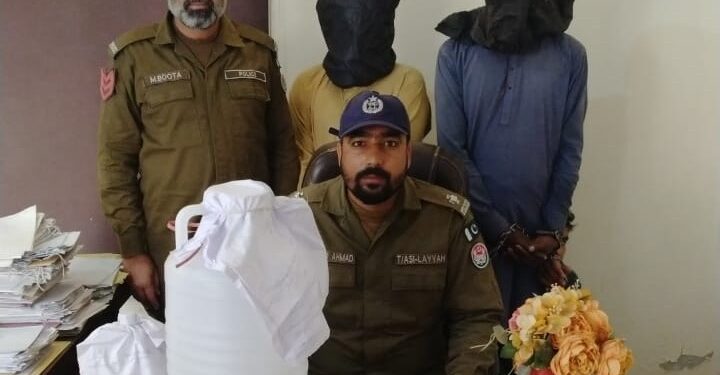 تھانہ سٹی پولیس کی منشیات فروشوں کے خلاف بڑی کاروائی