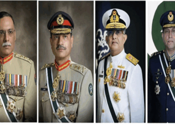 یوم پاکستان، چیئرمین جوائنٹ چیفس اور تینوں سروسزچیفس کی قوم کومبارکباد