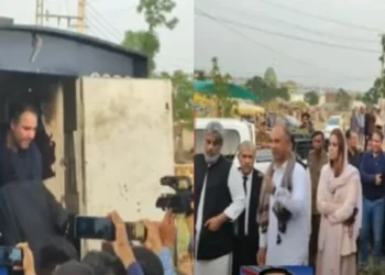 اڈیالہ جیل میں ملاقات کیلئے آئے پی ٹی آئی رہنماؤں اور عمران خان کی 3 بہنوں کو گرفتار کرلیا گیا