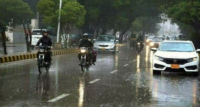 ملک کے مختلف علاقوں میں شدید بارش اور بعض مقامات میں ژالہ باری کا امکان