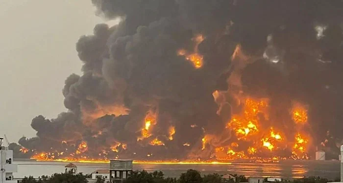 یمن کی تیل بندرگاہ پر امریکی فضائی حملہ، 38 افراد جاں بحق، 102 زخمی
