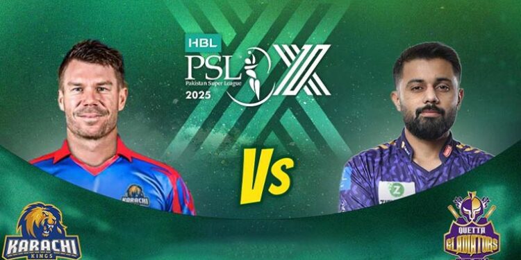پی ایس ایل 10: آج کراچی اور کوئٹہ میں جوڑ پڑے گا