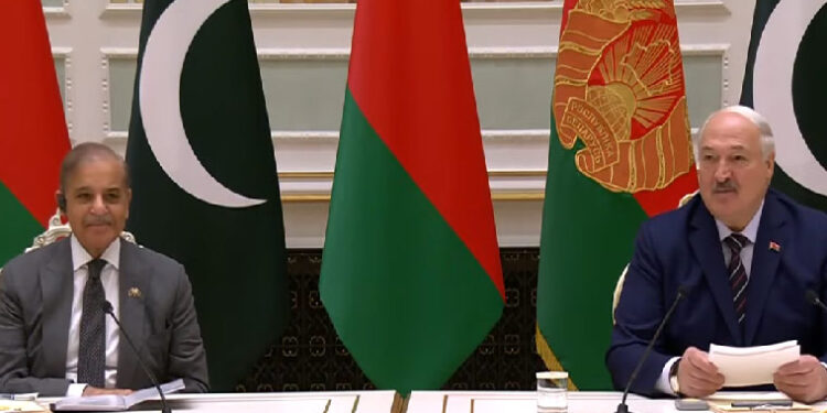 پاکستان اور بیلاروس کے درمیان معاہدوں اور مفاہمتی یادداشتوں کے تبادلے