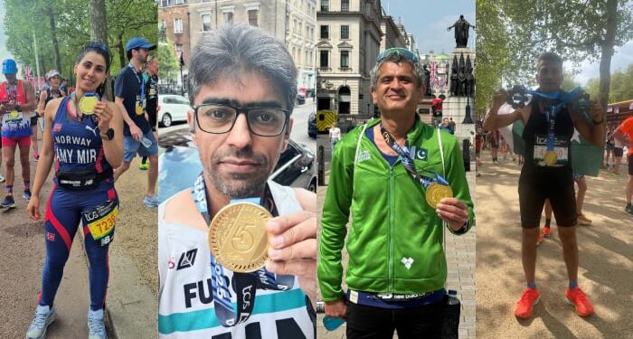 لندن میراتھن 2025 میں 40 سے زائد پاکستانی اور اوورسیز پاکستانی رنرز کی شرکت