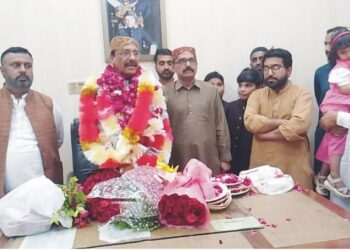 ایس ڈی او بلڈنگ امین سہیل ملغانی کی ریٹائرمنٹ پر ان کے آفس میں تقریب کا انعقاد