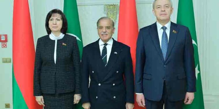 پاکستان اور بیلاروس تعلقات میں حالیہ پیشرفت انتہائی مثبت ہے: شہباز شریف