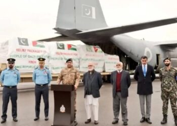 پاکستان کی جانب سے غزہ متاثرین کیلئے امدادی کھیپ روانہ کردی گئی