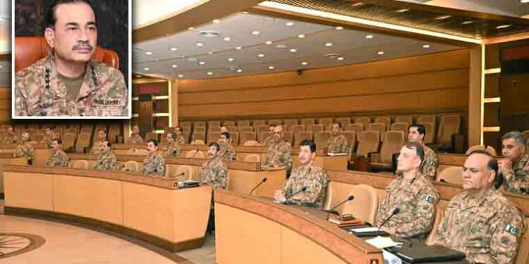 کسی کو بلوچستان کے امن میں خلل ڈالنے کی اجازت نہیں دی جائیگی: کورکمانڈرز کانفرنس