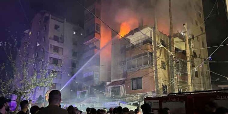 لبنان میں اسرائیلی فورسز کا حملہ، حماس رہنما حسن فرحات بچوں سمیت شہید