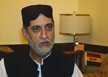 کوئٹہ کیجانب مارچ کی صورت میں سردار اختر مینگل کی گرفتاری کا اعلان