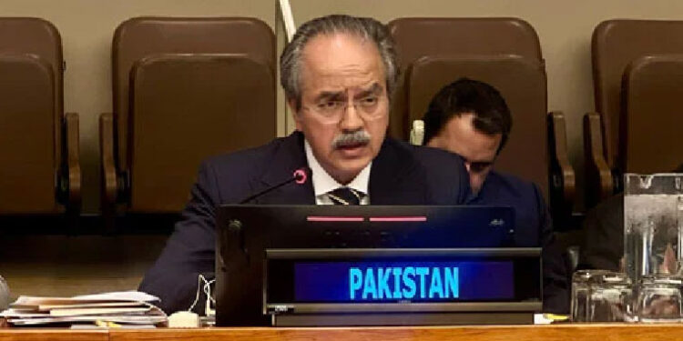 مسئلہ کشمیر حل کئے بغیر خطے میں دیرپا امن ممکن نہیں: پاکستانی مندوب عاصم افتخار