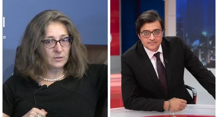 امریکی پروفیسر بھارتی ٹی وی اینکر ارناب گوسوامی کا شو چھوڑ کر چلی گئیں، وجہ بھی بتادی