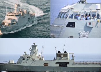 پاک بحریہ کے جہاز حنین کا عمان کا دورہ، مشقوں میں حصہ لیا