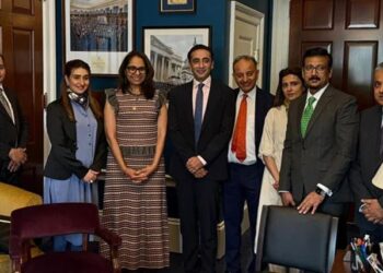 بلاول بھٹو کی قیادت میں پاکستانی وفد کی امریکا کے اہم اراکین کانگریس سے ملاقاتیں