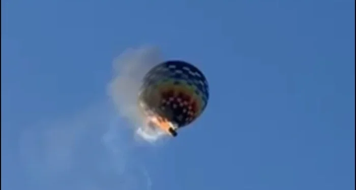 برازیل میں گرم ہوا کا غبارہ آگ لگنے کے بعد زمین پر جا گرا، 8 افراد ہلاک