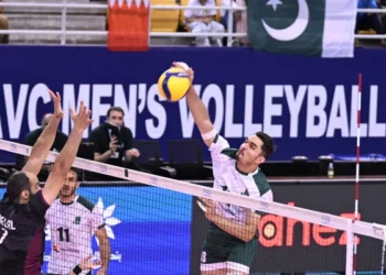 پاکستان والی بال ٹیم نے قطر کو ہرا کر اے وی سی نیشنزکپ کے فائنل میں جگہ بنالی