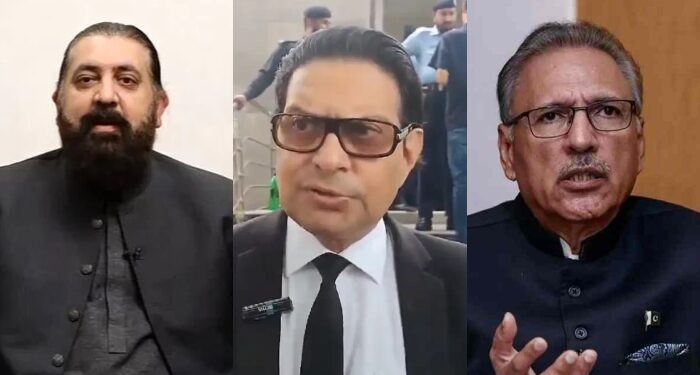 26 نومبر احتجاج کیس: عارف علوی اور سلمان اکرم سمیت 50 پی ٹی آئی رہنماؤں کے وارنٹ جاری