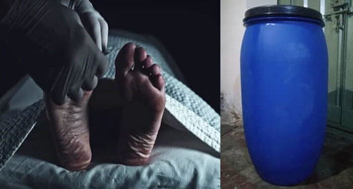 کراچی: شرافی گوٹھ سے پلاسٹک ڈرم میں خاتون کی ہاتھ پاؤں بندھی تشدد زدہ لاش برآمد