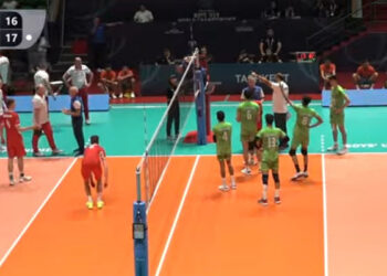 والی بال انڈر 19ورلڈ چیمپئن شپ کے پری کوارٹر فائنل میں ریفری کے متنازع فیصلے پر پاکستان کا احتجاج