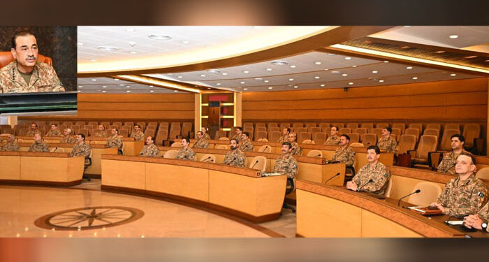 بھارتی اسپانسرڈ پراکسیز کے خلاف فیصلہ کن اور جامع کارروائیاں جاری رکھنا ناگزیر ہے:کور کمانڈرز کانفرنس