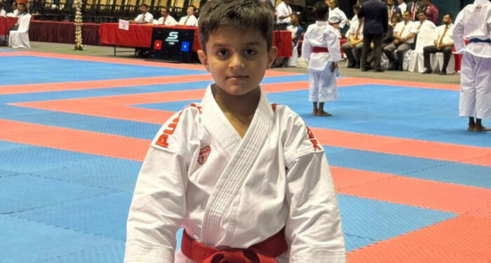 ساؤتھ ایشین کراٹے چیمپئن شپ: پاکستان کے حزیفہ ارشد نےگولڈ میڈل جیت لیا