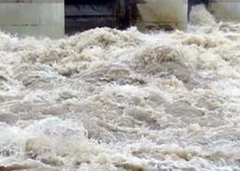 دریائے سندھ میں چشمہ کے مقام پر اونچے درجے کے سیلاب کا خدشہ