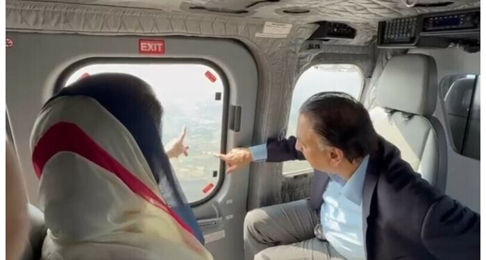 مریم نواز کا بارش سے متاثرہ علاقوں کا فضائی جائزہ، جاں بحق افراد کے ورثا کو 10 لاکھ روپے دینے کا اعلان