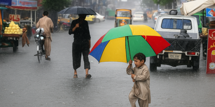 ملک بھر میں 5 جولائی تک وقفے وقفے سے بارشوں کی پیشگوئی
