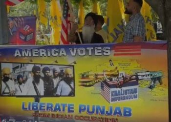 واشنگٹن میں بھارتی یوم آزادی پر سکھوں کا شدید احتجاج، بھارت مخالف نعرے لگائے گئے