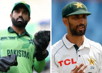 رضوان اور شان مسعود کی کپتانی سے متعلق خبروں پر پی سی بی کا بیان آگیا