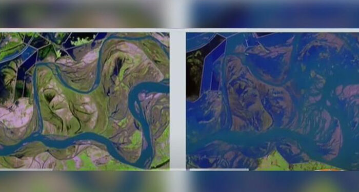 سپارکو نے سیلاب سے متاثرہ علاقوں کی سیٹلائٹ تصاویر جاری کر دیں