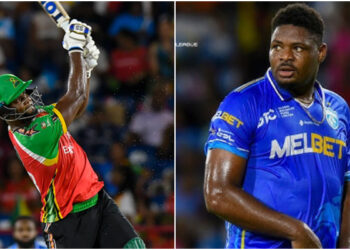 سی پی ایل: ویسٹ انڈین کرکٹر کا انوکھا کارنامہ، مخالف بولر کی ایک گیند پر 22 رنز سمیٹ لیے