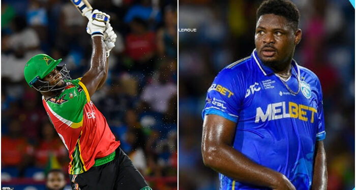 سی پی ایل: ویسٹ انڈین کرکٹر کا انوکھا کارنامہ، مخالف بولر کی ایک گیند پر 22 رنز سمیٹ لیے