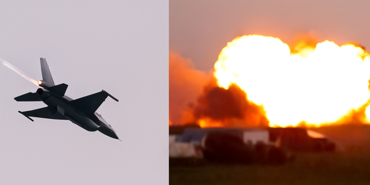 پولینڈ میں ایئر شو کی ریہرسل کے دوران F-16 طیارہ تباہ، پائلٹ جاں بحق