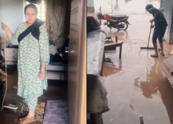 لاہور میں گلوکارہ و اداکارہ عارفہ صدیقی کا گھر بھی سیلاب سے متاثر